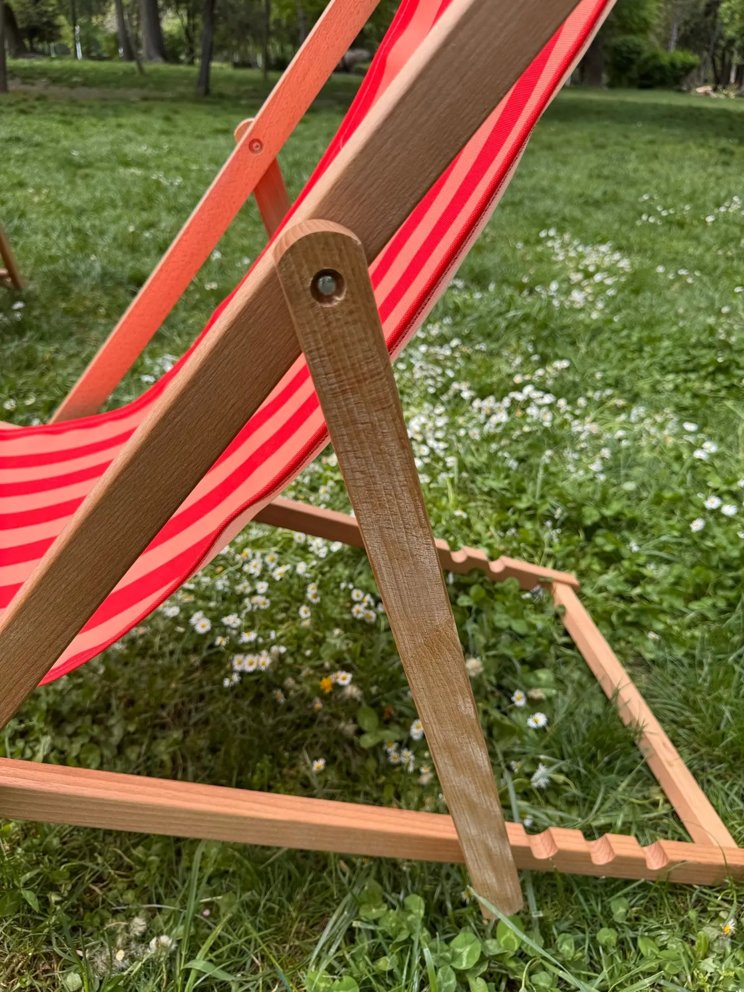 Chilienne bois - Rayures Rouge SEZONS
