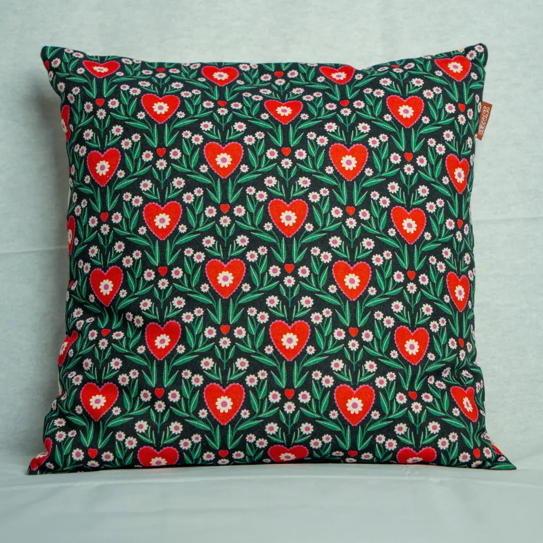 Coussin - Motif Floraison Graphique SEZONS