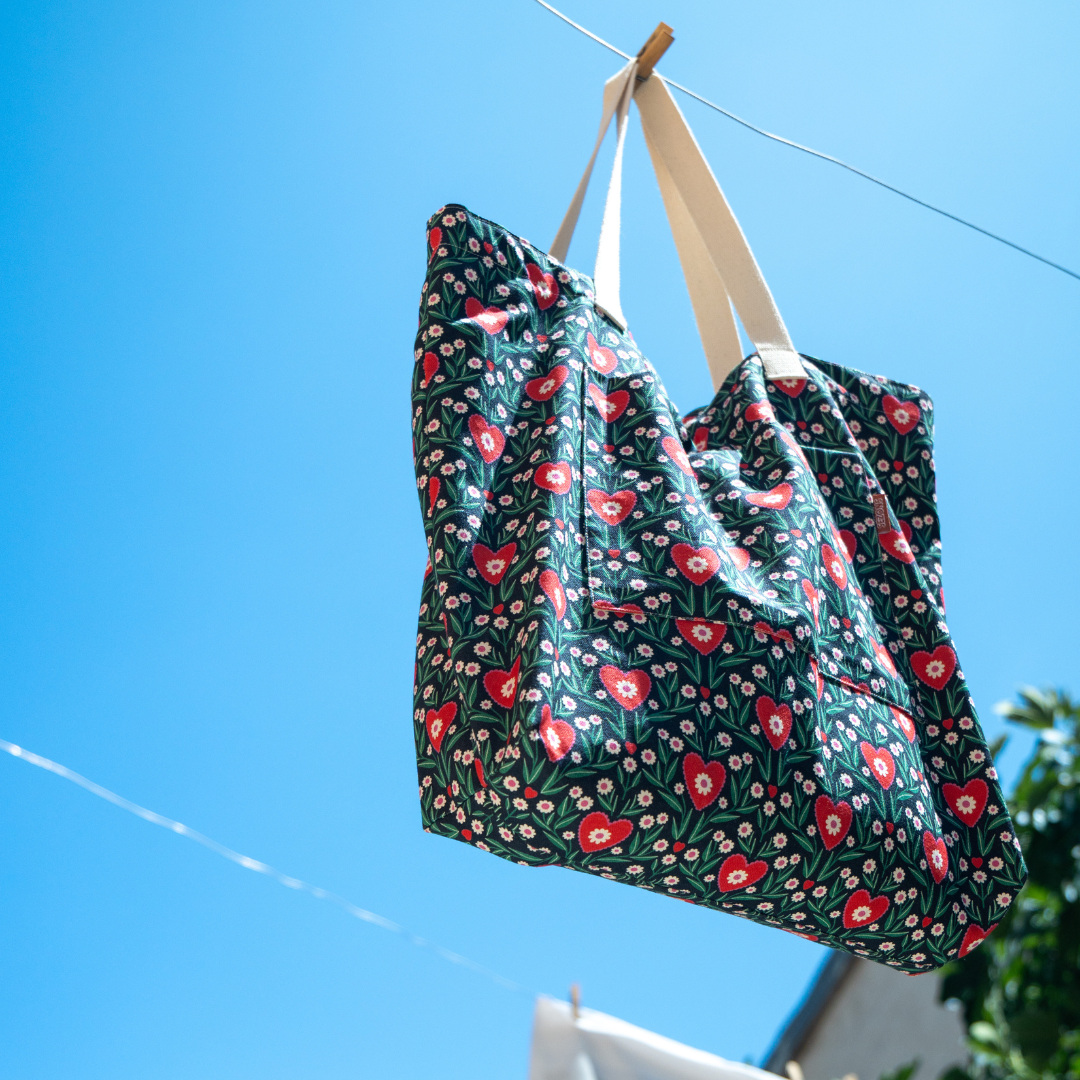 Sac Cabas - Motif Floraison Graphique