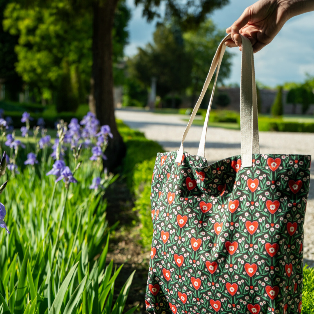 Sac Cabas - Motif Floraison Graphique