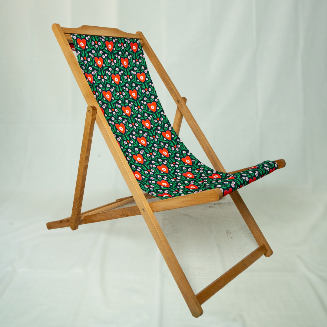 Chilienne bois - Motif Floraison Graphique