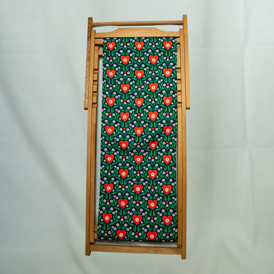 Chilienne bois - Motif Floraison Graphique