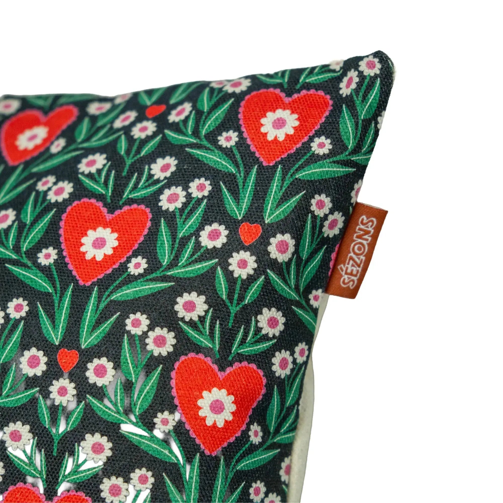 Coussin design – Motif Floraison Graphique (édition limitée) SEZONS