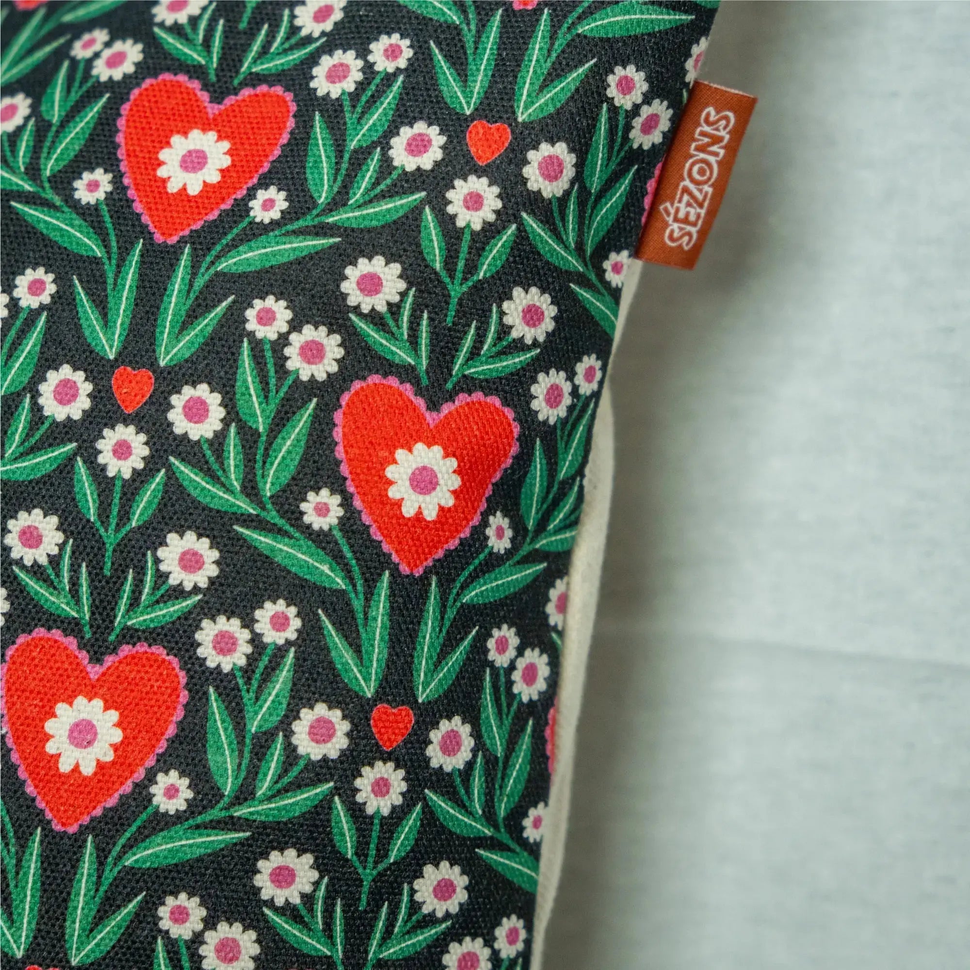 Coussin design – Motif Floraison Graphique (édition limitée) SEZONS