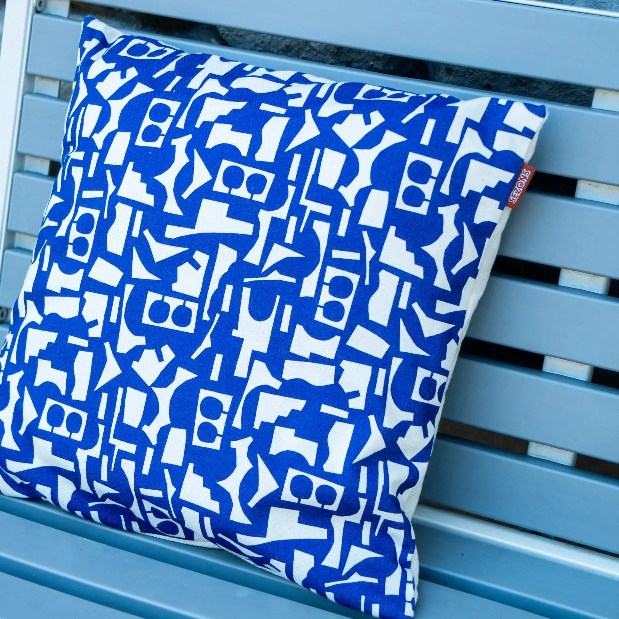 Coussin carré design – Motif Structure Intuitive (édition limitée) SEZONS