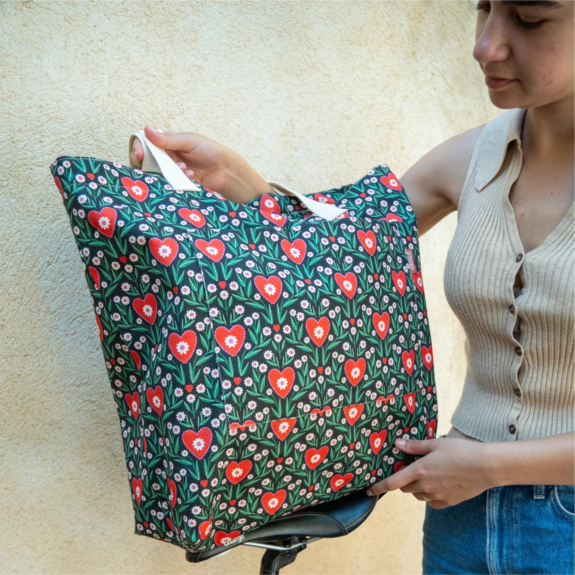 Sac Cabas Floraison Graphique – Édition limitée SEZONS