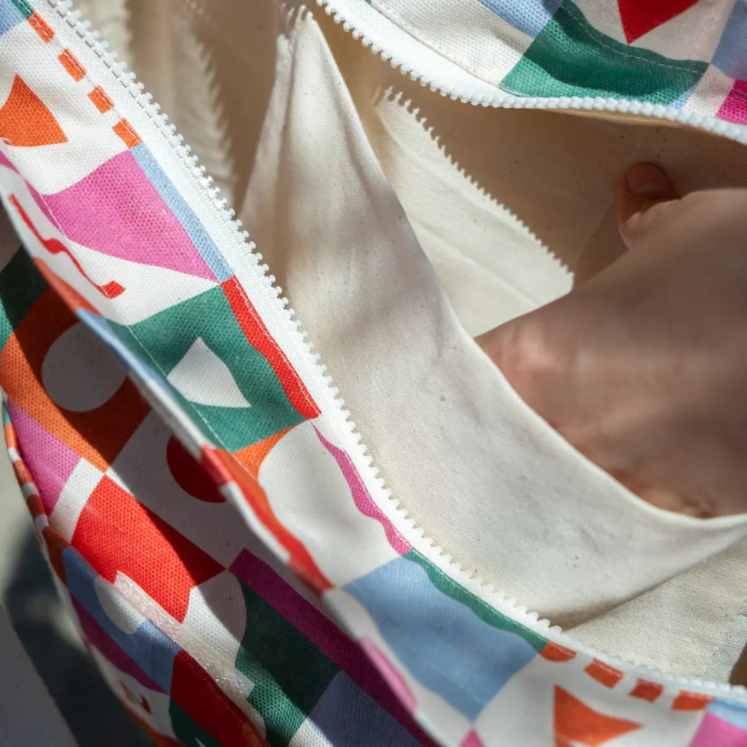 Sac Cabas - Motif Vibration Modulaire SEZONS