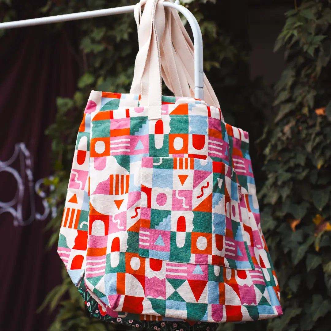 Sac Cabas - Motif Vibration Modulaire SEZONS