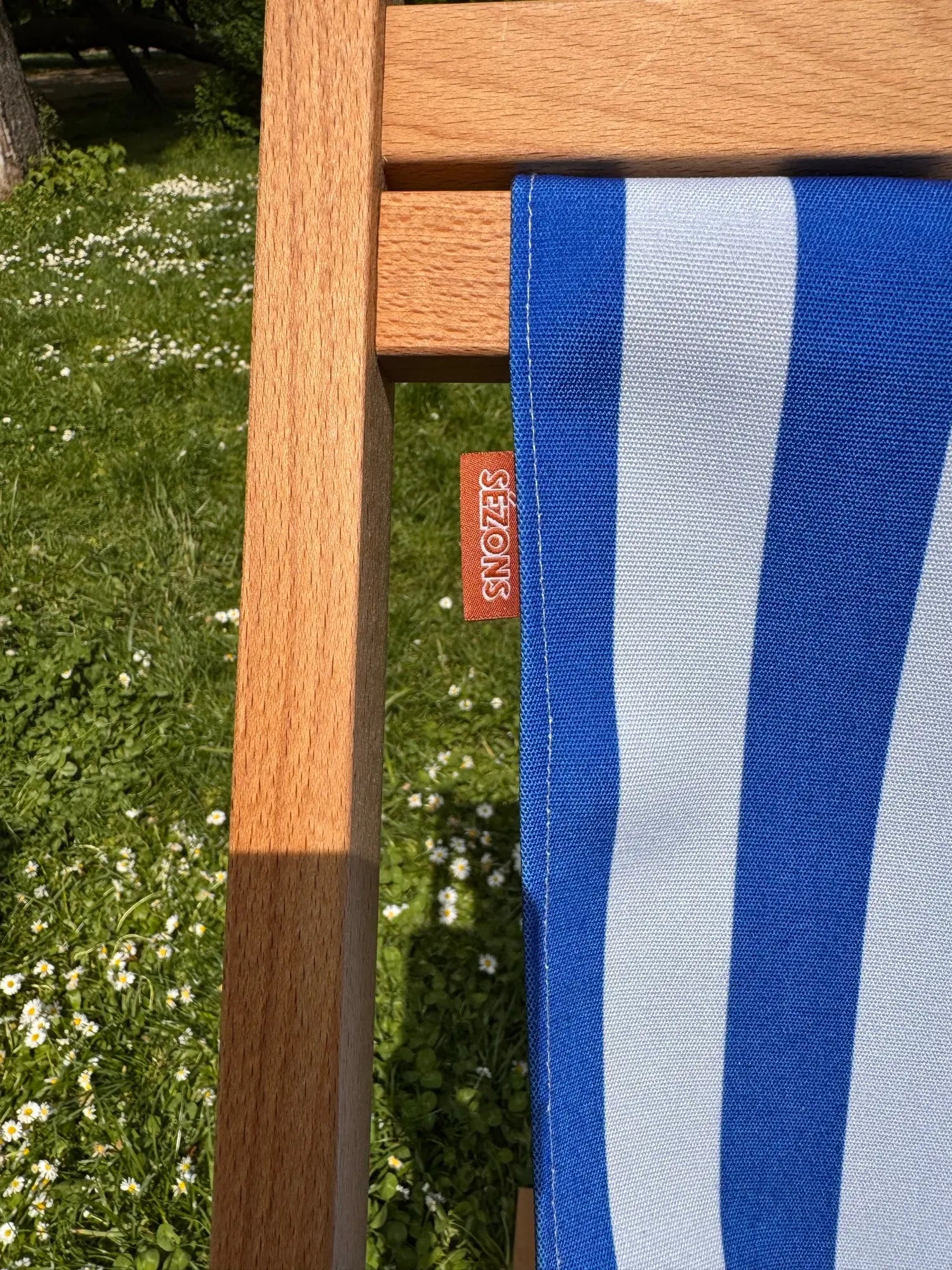 Chilienne bois - Rayures Bleu SEZONS