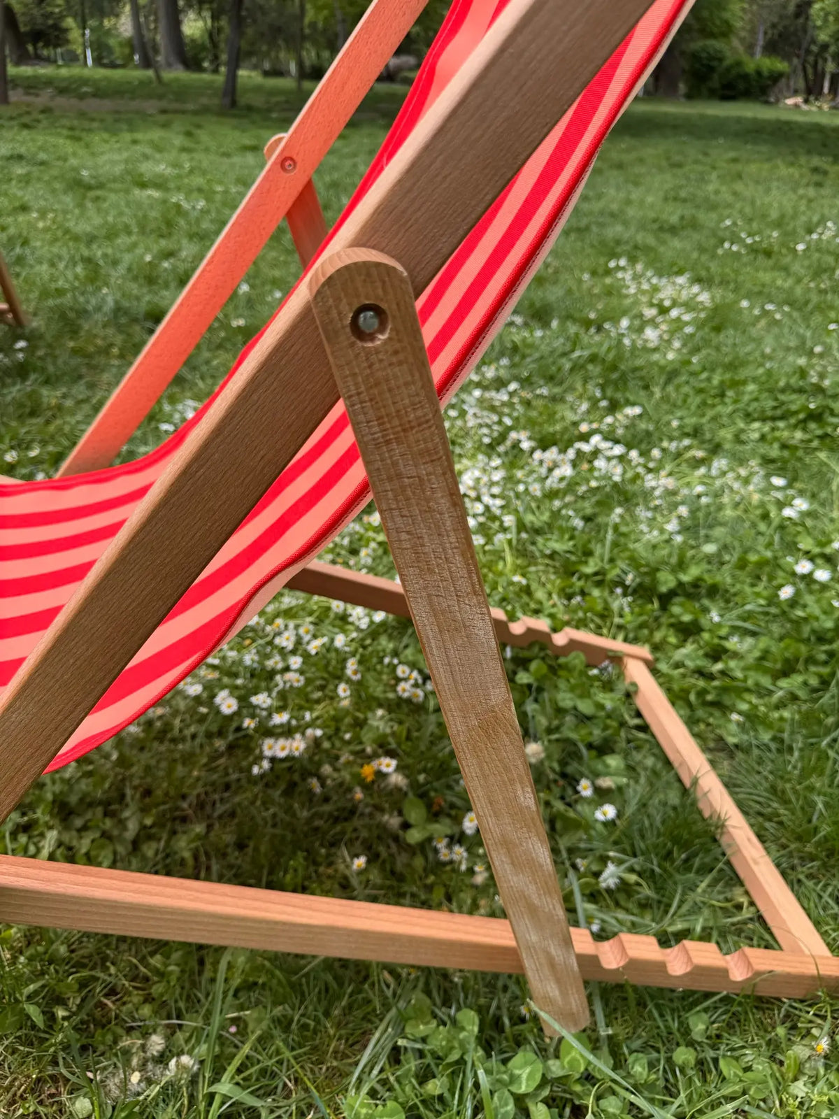 Chilienne bois - Rayures Rouge SEZONS