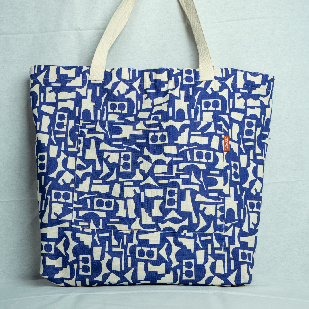 Sac Cabas - Motif Structure Intuitive