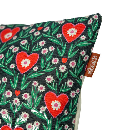 Coussin design – Motif Floraison Graphique (édition limitée) SEZONS